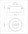 Caçarola Funda 24cm Solar Aço Inox Fundo Triplo Tramontina