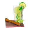 Kit Caipirinha Tramontina 3 Pçs Copo 450ml Tábua Macerador
