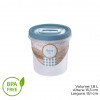 POTE C/ TAMPA ROSCA DECORADO ARROZ PLASUTIL (3630)