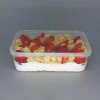 Pote Retangular Marmita C/ Tampa E Lacre 500Ml -10Un (8815)
