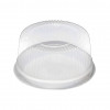 EMBALAGEM PARA BOLO/TORTA 25x10CM ALTO BRANCO GALVANOTEK CX C/ 100 UN (G37MA)