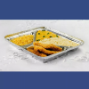 Marmitex Bandeja Alumínio Delivery 3 Divisões C/100 - 950ml