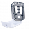 DISPENSER DE SAQUINHO P/ DESCARTE ABSORVENTE HIGIÊNICO BRANCO/FUME ELISA C/ 1 UN (EL-DABBF)