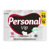 PAPEL HIGIÊNICO PERSONAL VIP FOLHA DUPLA 30 MTS LEVE 16 PAGUE 15 SANTHER PVC15 PT C/ 16 UN