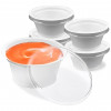 Pote Molho 30 Ml 5,9x2,9Cm Branco Galvanotek C/700 Un (G695)