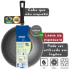 Panela Wok 28cm Loreto Vermelha Tramontina