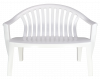 Banco Para Jardim Branco Leme Tramontina Branco Namoradeira