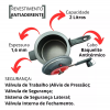 Panela de Pressão Mini 2 Litros Antiaderente Ramos -Ref.0017