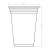 COPO PLÁSTICO 400 ML COPOBRAS CAIXA C/ 20 PCTS C/ 50 UN (PPT-440)