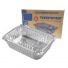 BANDEJA ALUMÍNIO C/ TAMPA PET 750 GR THERMOPRAT - CAIXA C/ 50 UNIDADES