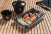 Embalagem Oriental Sushi Retang. Galvanotek C/100 Un (GO908)  