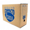 ARQUIVO MORTO PAPELÃO 250X355X135 MM FRAMA PT C/ 25 UN