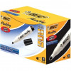 PINCEL PRETO QUADRO BRANCO MARKING RECARREGAVEL BIC CX C/ 12 UN
