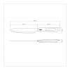 FACA TRINCHANTE CHURRASCO BLACK 8" TRAMONTINA