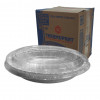 PRATO ALUMÍNIO P/TORTA 730ML C/ TAMPA PET THERMOPRAT - CAIXA C/ 25 UNIDADES