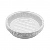 PRATO ALUMÍNIO P/TORTA 730ML C/ TAMPA PET THERMOPRAT - CAIXA C/ 25 UNIDADES
