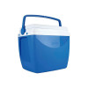 Caixa Térmica 18 Litros Azul e Branco Praia Camping Mor