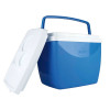 Caixa Térmica 18 Litros Azul e Branco Praia Camping Mor