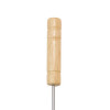Grelha Moeda Inox P/churrasco 40x50 Cm C/cabo De Madeira Mor