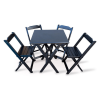Mesa Madeira Dobrável Bar Restaurante Paris Tabaco 70x70cm