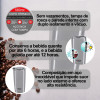 Copo Térmico Inox Tampa Vedação 580 Ml Linha Premium Ônix