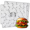 Papel Embala Lanche Hamburguer 30x38 25Gr Pluma 500 Unidades