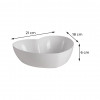 BOWL CORACAO LE CHEF 21x18x6 - 1797 BRANCA UN COM 1 UN