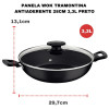 Panela Wok Loreto 28 Cm Grafite - 27817/120 Com 1 Unidade