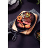Conjunto Tábua de Madeira e Chapa De Ferro Fundido Mix Grill