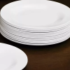 PRATO SOBREMESA MELAMINE BRANCA 18 CM YAN - 2974 UN COM 1 UN