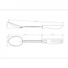 COLHER SERVIR INOX UTILITA PRE TRAMONTINA - 25654/100 UN COM 1 UN