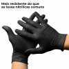 LUVA NITRILICA PRETA G SENSI S/PO VOLK - 106000107 CX COM 50 UN