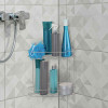 Cantoneira Suporte Porta Shampoo Sabonete Cromado Arthi 1137