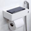 Porta Lenços/papel Higiênico 3x1 Branco com Dupla Face Arthi