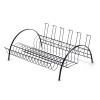 Escorredor Fantastik Piatina Black P/ 15 Pratos 6 Copos 2463