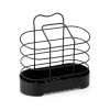 Porta Talheres Escorredor De Pia Preto Belize Black 2548