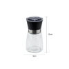 MOEDOR SAL/PIMENTA VIDRO 13 CM PR - 6259 UN COM 1 UN