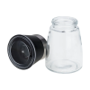 MOEDOR SAL/PIMENTA VIDRO 13 CM PR - 6259 UN COM 1 UN