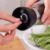 MOEDOR SAL/PIMENTA VIDRO 13 CM PR - 6259 UN COM 1 UN