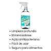 Produto Para Limpeza Clareador Interno Geladeira C Bicarbon CX C/ 12UN