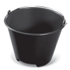 Balde Plasnew Reforçado Preto Alça De Ferro 20 Litros 278