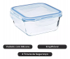 POTE QUADRADO BORO 380 ML VD22280 MIMO - 8172 UN COM 1 UN