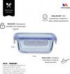 POTE QUADRADO BORO 550 ML VD22281 MIMO - 8173 UN COM 1 UN