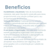POTE RETANGULAR BORO 1000 ML VD22286 MIMO - 8178 UN COM 1 UN