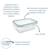 POTE RETANGULAR BORO 1500 ML VD22287 MIMO - 8179 UN COM 1 UN
