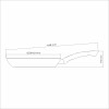 Frigideira Ceramica 26cm 1,8 Litros Preto Tramontina Cor
