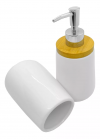 JG DE BANHEIRO BAMBU WHITE 2 PCS BH20101 - 7087 JG COM 2 UN