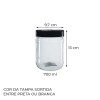 CJ PT 90x97x130 700 ML GALVANOTEK - G1080570637 UN COM 1 UN