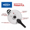 Panela Pressão Cinza Antiaderent Ceramic 4,2L Indução Brinox