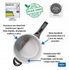 Panela Pressão Cinza Antiaderent Ceramic 4,2L Indução Brinox